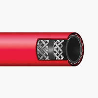 High pressure 250 CB Steam hose in red cover